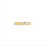 Dainty Mixed Shape Bezel Ring