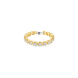 Spaced Diamond Band- YG