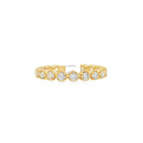 Spaced Diamond Band- YG