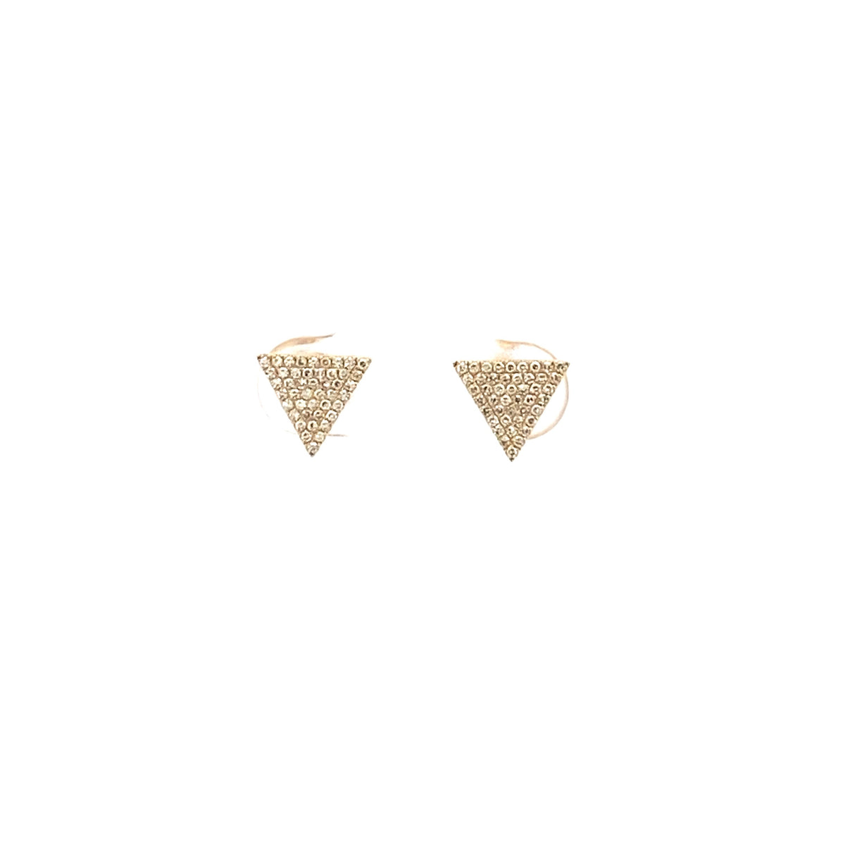 Diamond Triangle Studs