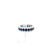 Blue Sapphire/Diamond Ring