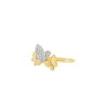 Triple Butterfly Ring