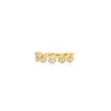 Gold & Diamond Pear Ring