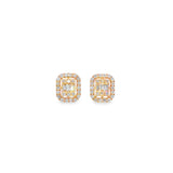 Baguette Diamond Studs- YG