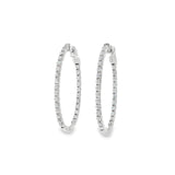 Lab Diamond Hoops WG