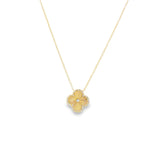 Fluted Clover Necklace