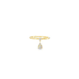 Hanging Pear Ring