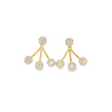 2 in 1 Diamond Earrings