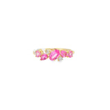 Mixed Shape Pink Sapphire Ring
