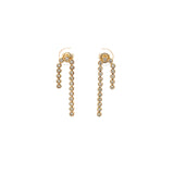 Diamond Bezel Hang Earrings