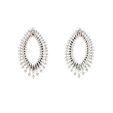 WG Marquise Shape Diamond Earrings